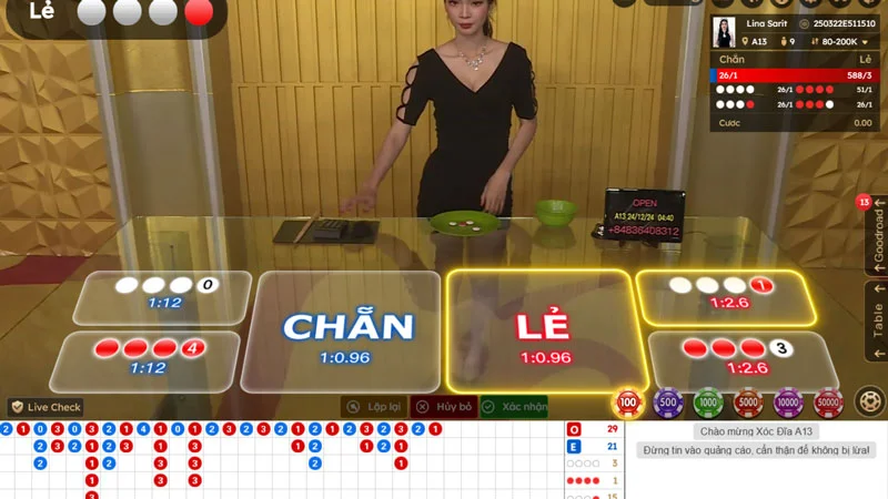 Bảng vị xóc đĩa