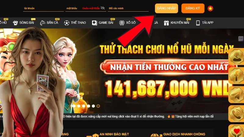 Chỉ dẫn đăng nhập 88VN qua 3 bước