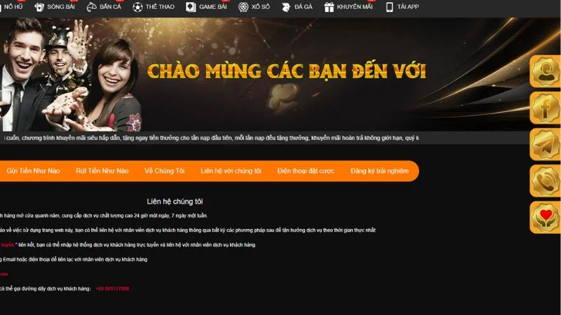 List 4 phương thức liên hệ 88VN được nhà cái cung cấp